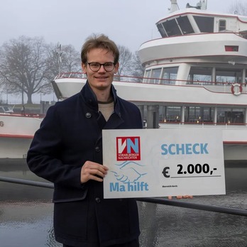 Scheckübergabe Bodenseeschifffahrt: 2.000 €